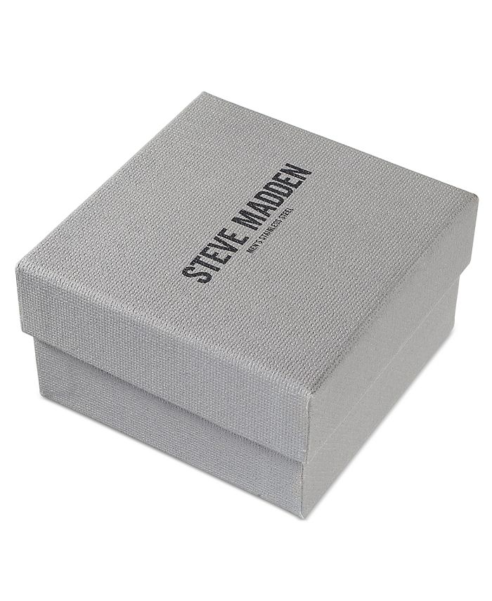 Steve Madden Men's Stainless Steel Beaded Bracelet & Reviews - All ...