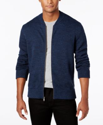 Tommy Hilfiger - Men's Textured Zip-Front Cardigan