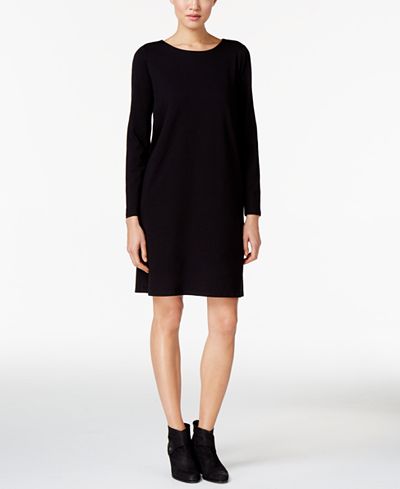 Eileen Fisher Organic Cotton-Blend Stretch Jersey Dress
