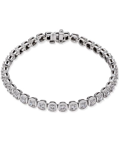 Certified Diamond Tennis Bracelet (4 ct. t.w.) in 14k White Gold