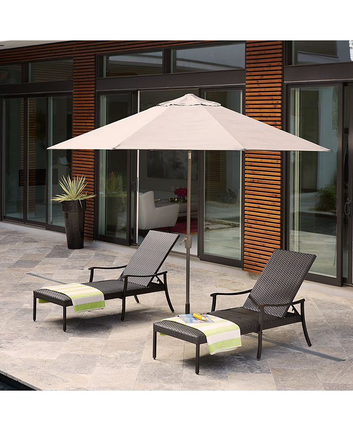 Furniture Closeout Savannah Outdoor 3 Pc Chaise Set 2 Chaise Lounges And 1 End Table Created 6291