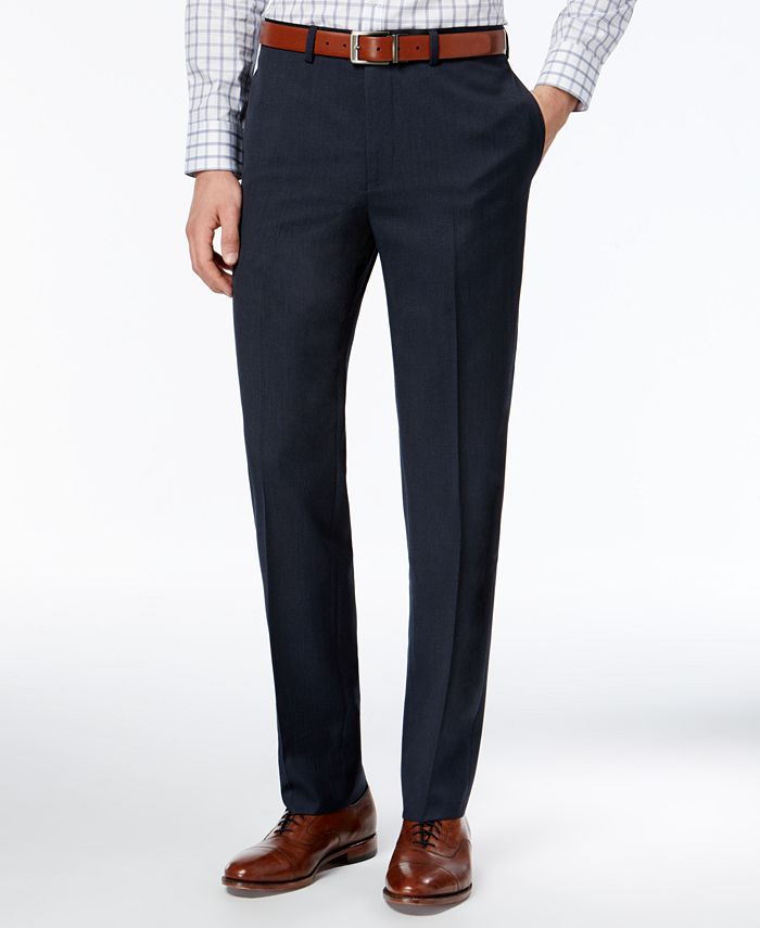 Marc New York by Andrew Marc Men's Classic-Fit Navy Tic Suit - Macy's