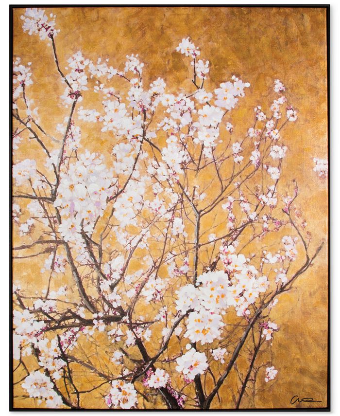 Graham & Brown Blossom Handpainted Framed Canvas Wall Art Macy's
