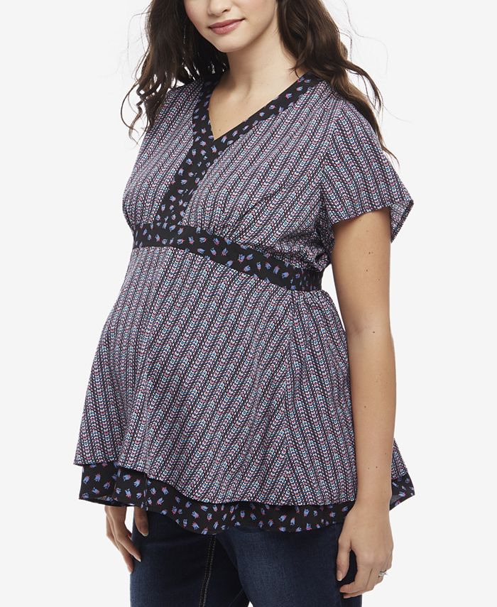 Motherhood Maternity Plus Size Babydoll Blouse - Macy's