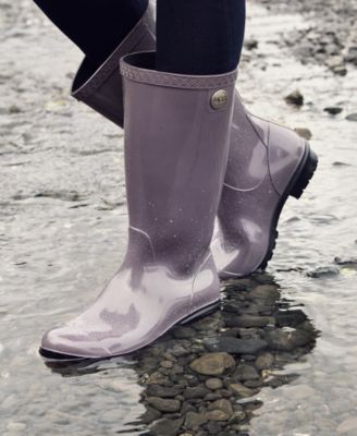 gray ugg rain boots