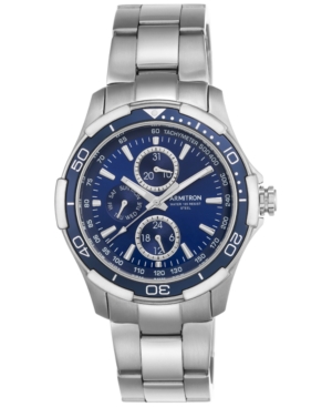 UPC 086702474615 product image for Armitron Men's Stainless Steel Bracelet Watch 42mm 20-4677BLSV | upcitemdb.com