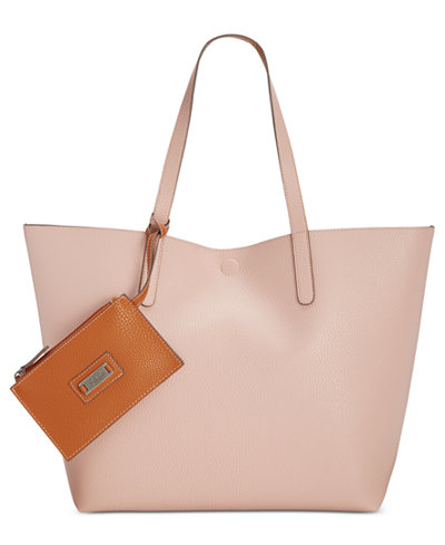 Style & Co Clean Cut Reversible Tote with Wristlet, Only at Macy's