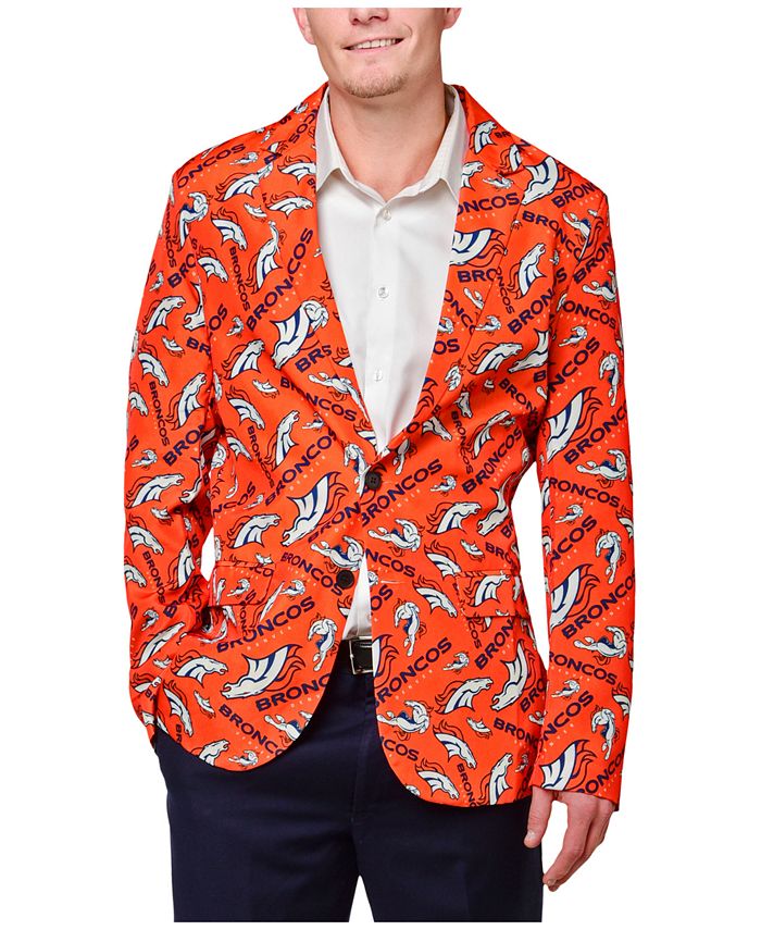 Forever Collectibles Men's Denver Broncos Fan Suit Jacket - Macy's