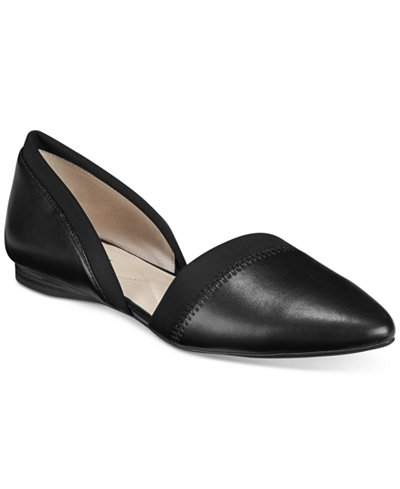 Alfani Women's Perrlla D'Orsay Pointed-Toe Flats, Only at Macy's