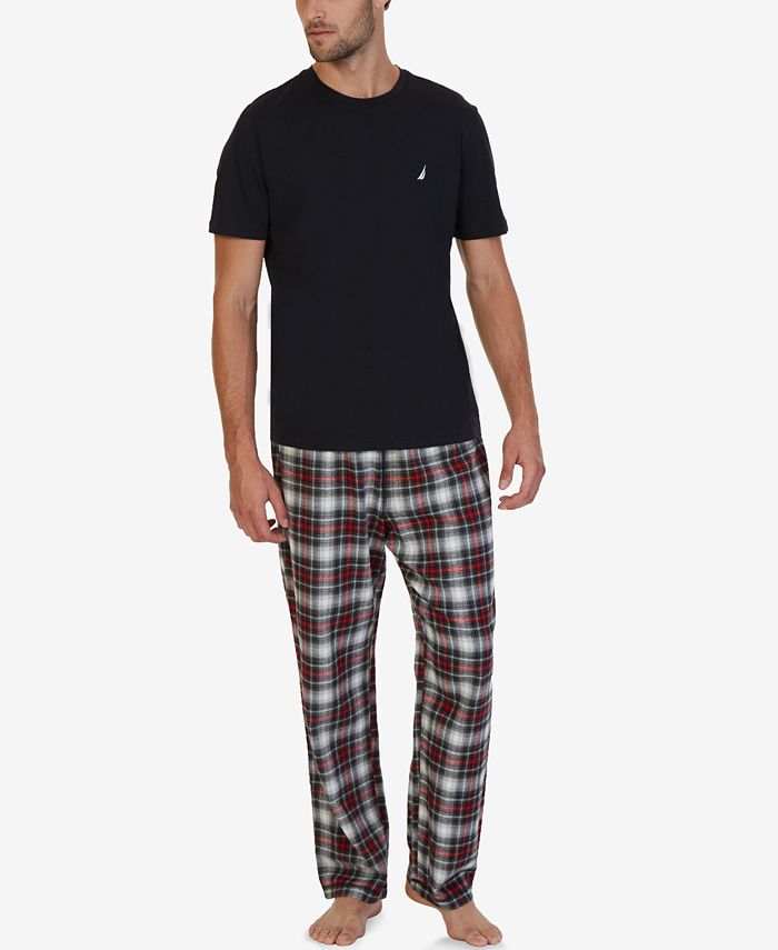 Nautica Men's Seashore Plaid Pajama Set Macy's