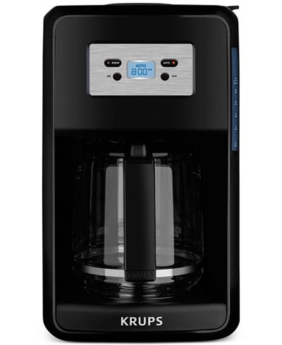 Krups EC311080 Black Savoy Digital Coffee Maker