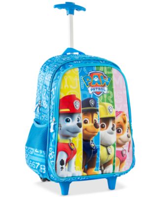 paw patrol rolling suitcase