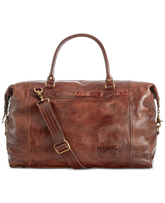 Nash Men&#39;s Leather Roma Duffle Bag - Accessories & Wallets - Men - Macy&#39;s