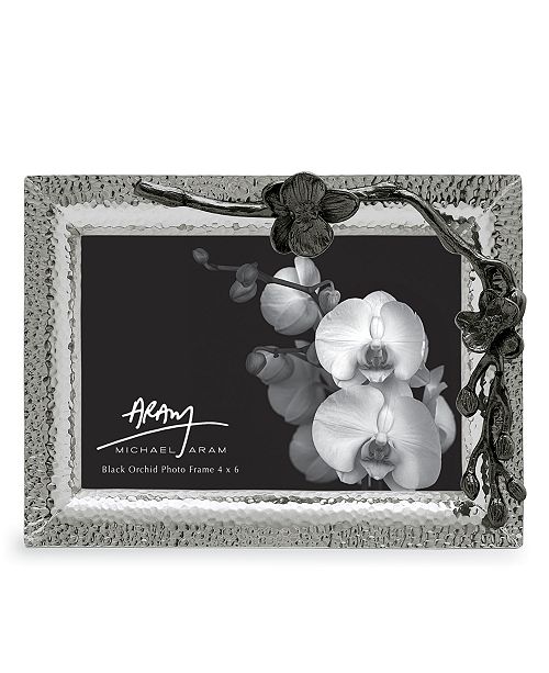 Michael Aram Black Orchid 4" x 6" Picture Frame & Reviews Picture