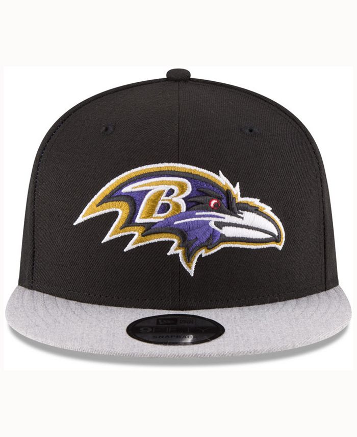 New Era Baltimore Ravens Heather Vize MB 9FIFTY Cap - Macy's