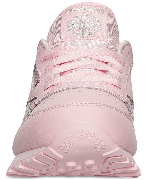 Reebok Little Girls' Classic Leather Casual Sneakers from Finish Line