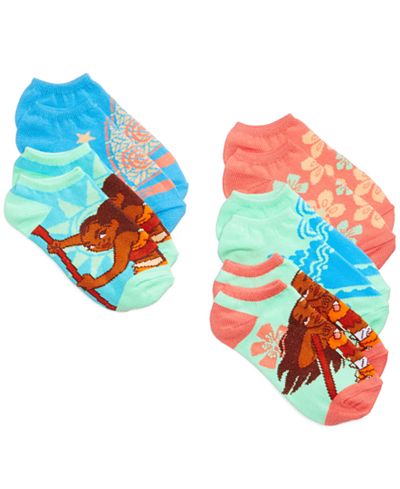 Moret 5-Pack Moana Ankle Socks, Big Girls (7-16)