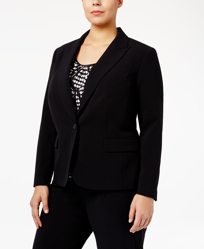 Anne klein sale plus size blazers