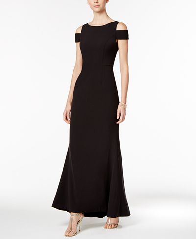 Vince Camuto Cold-Shoulder Gown