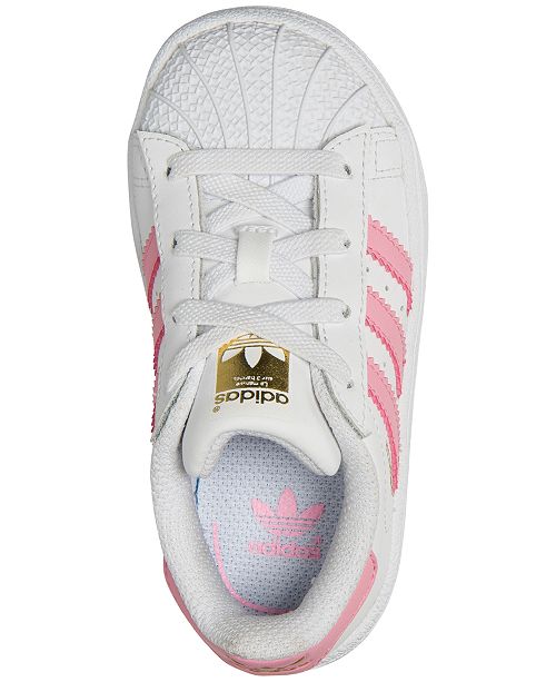 adidas Toddler Girls' Superstar Sneakers from Finish Line & Reviews