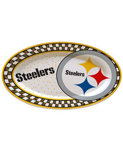 Memory Company Pittsburgh Steelers Oval Platter