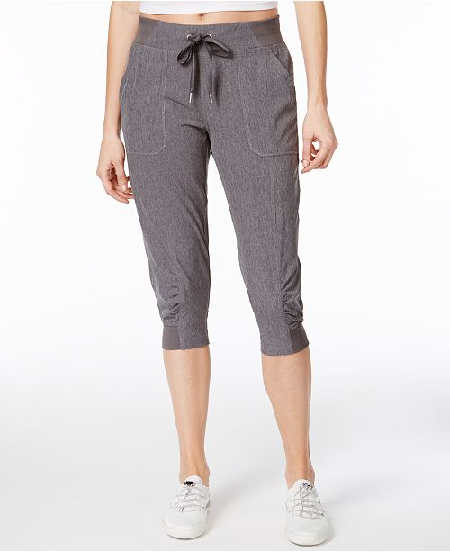 Calvin Klein Commuter Active Strech Woven Capri Pants & Reviews Pants