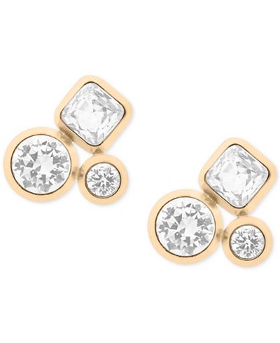 Michael Kors Crystal Cluster Stud Earrings