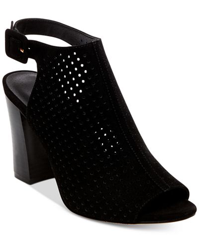 Madden Girl Beckie Perforated Slingback Sandals