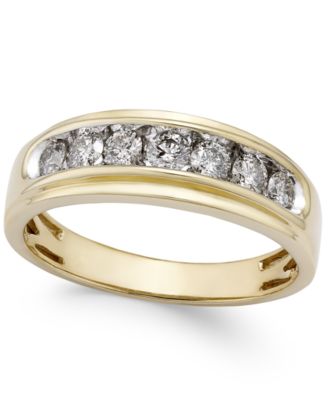 Men's Diamond Band (3/4 ct. t.w.) in 10k Gold