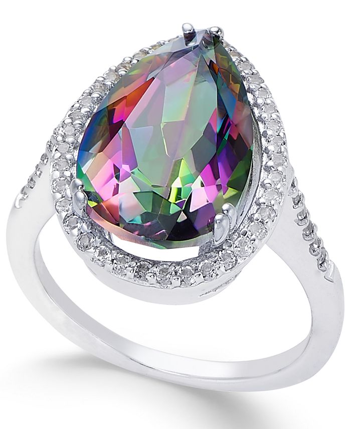 Macy's mystic sales topaz ring