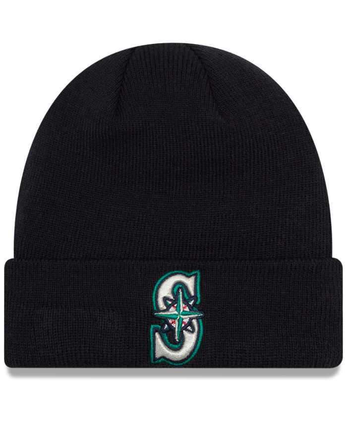 New Era Seattle Mariners Basic Cuffed Knit Hat Macy's