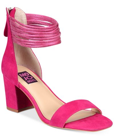 Mojo Moxy Cookie Block-Heel Sandals