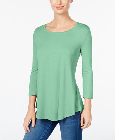 JM Collection Scoop-Neck Top, Only at Macy's