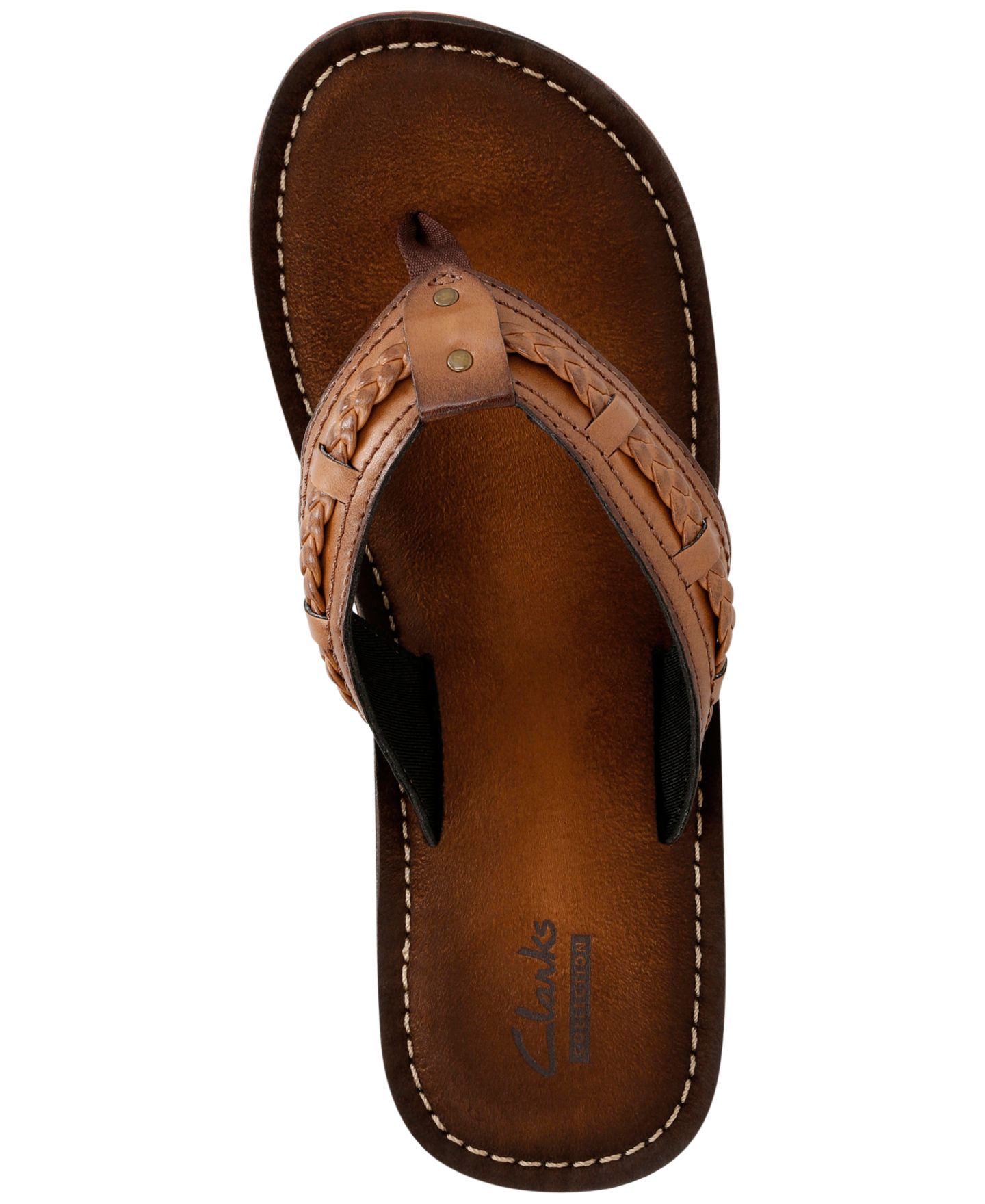 Женские сандалии Clarks Fenner Nerice Flip-Flops, цвет: Медовый — фото 4