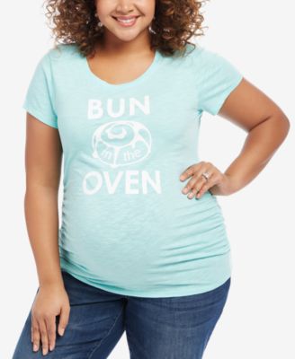 Motherhood Maternity - Maternity Plus Size Graphic T-Shirt