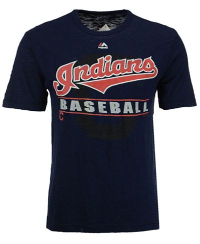 Majestic Men's Cleveland Indians Bases Loaded Hyperslub T-Shirt