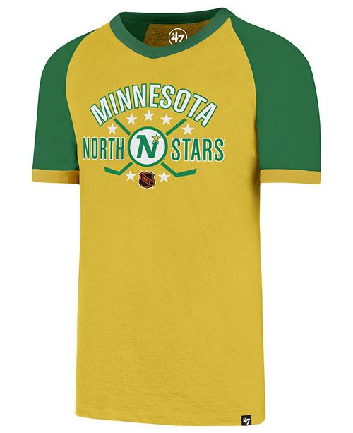 47 Brand Men S Minnesota North Stars Expansion Ship Raglan Ringer