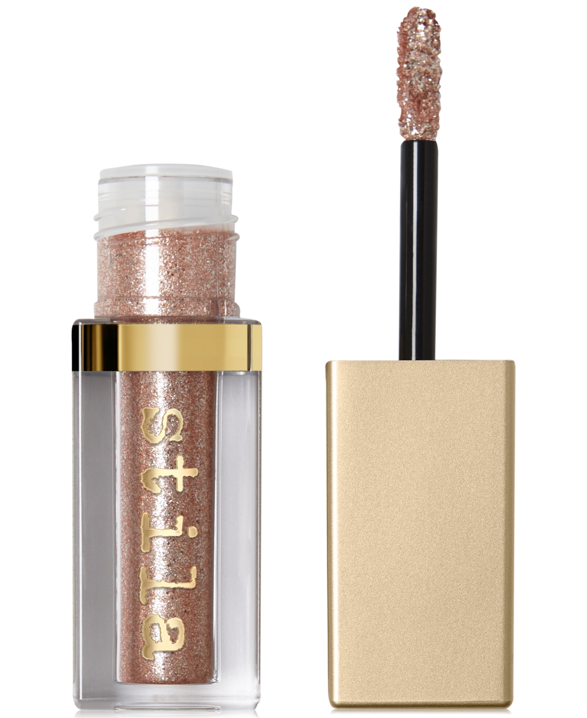 Stila Glitter & Glow Liquid Eye Shadow - Kitten Karma - champagne, silver and cop