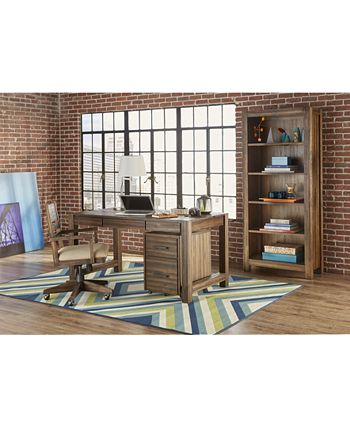 Furniture - Avondale Home Office , 4-Pc. Set (Desk, File Cabinet, Desk Chair & Bookcase)