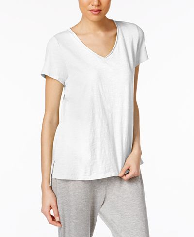 Eileen Fisher Organic Cotton Jersey V-Neck T-Shirt