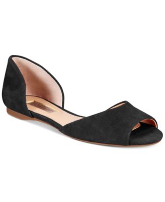 peep toe flats