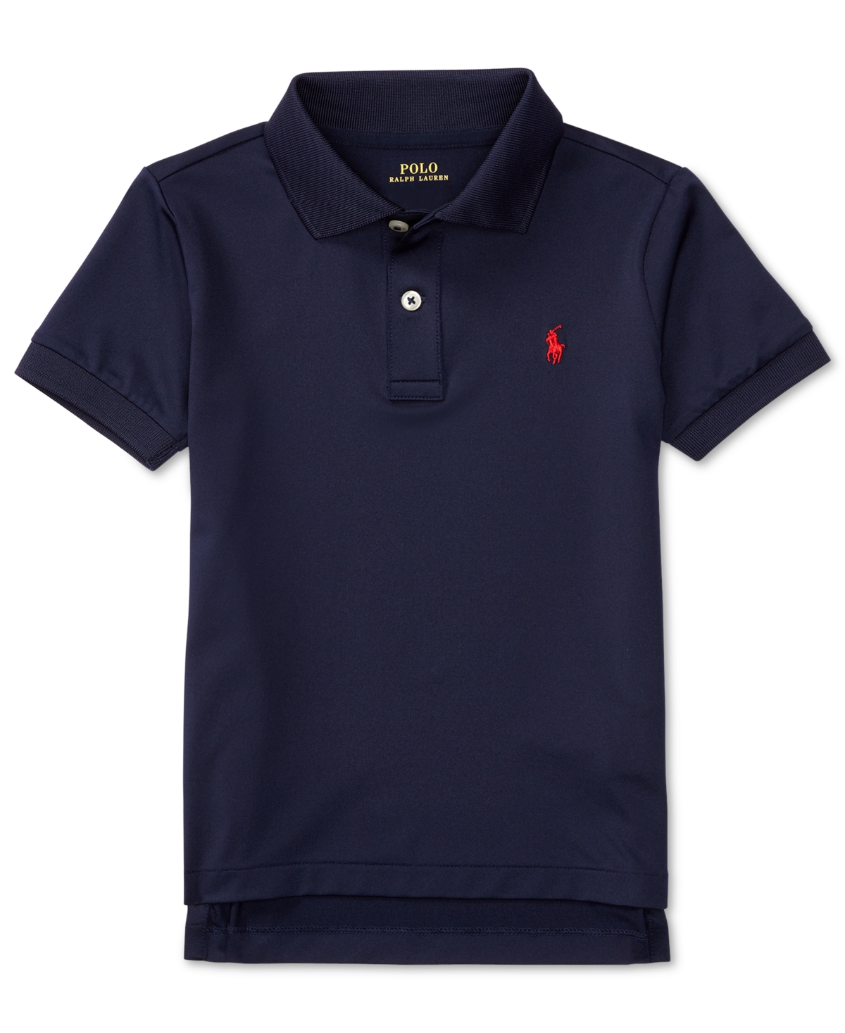 Polo Ralph Lauren Kids' Toddler And Little Boys Performance Jersey Polo Shirt In French Navy