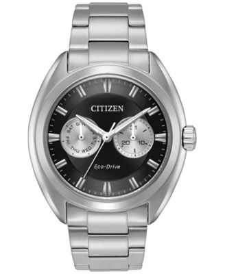 Citizen - Men's Eco-Drive Dress Stainless Steel Bracelet Watch 43mm BU4010-56E