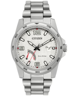 Citizen - Men's Eco-Drive Sport Stainless Steel Bracelet Watch 41mm AW7031-54A