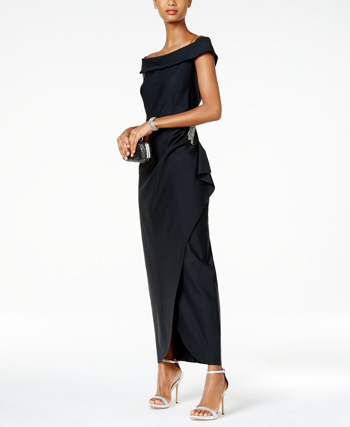Alex Evenings Off The Shoulder Embellished Gown Macy s
