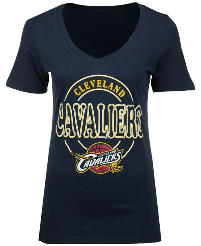 5th & Ocean Women's Cleveland Cavaliers Circle Glitter T-Shirt - Macy's
