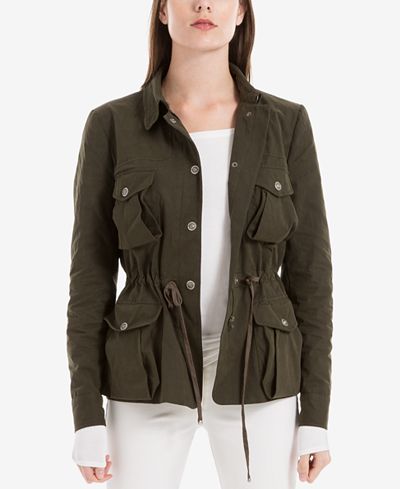 Max Studio London Drawstring Field Jacket