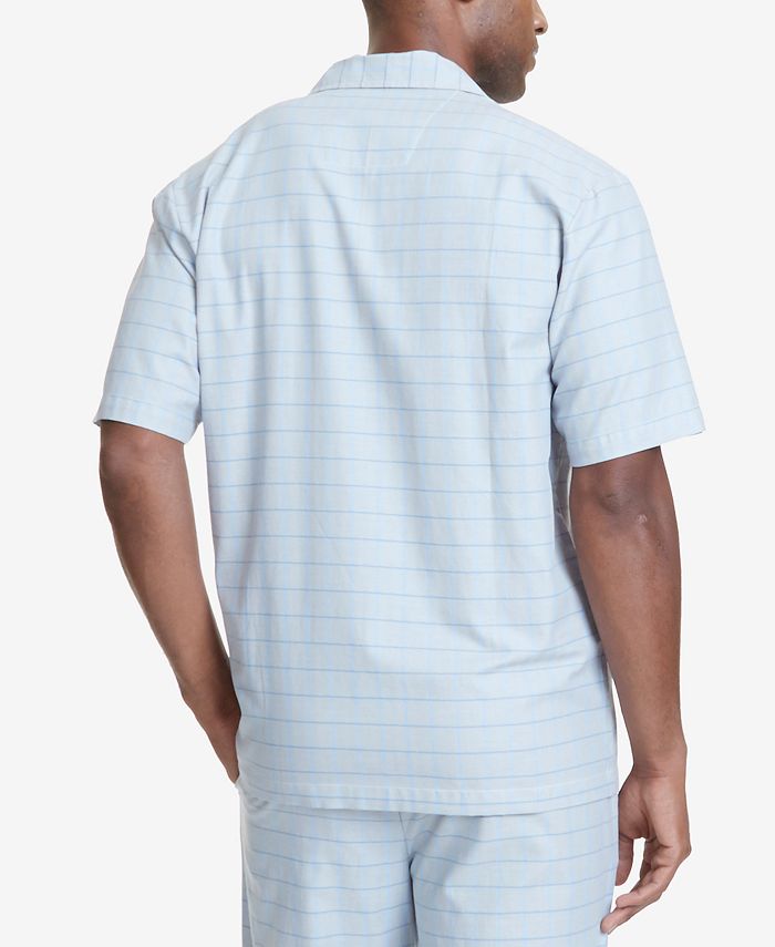 Nautica - Men's Herringbone Cotton Pajama Shirt
