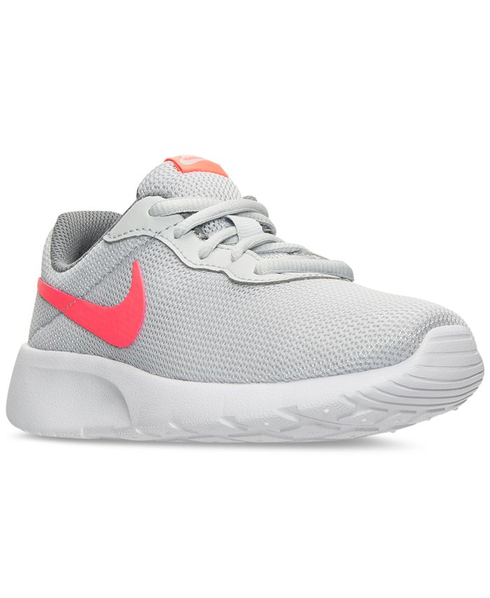 Nike Little Girls' Tanjun Casual Sneakers from Finish Line & Reviews ...