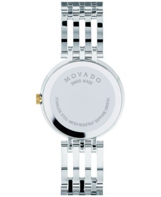 Movado Women's Swiss Esperanza Two-Tone PVD Stainless Steel Bracelet ...